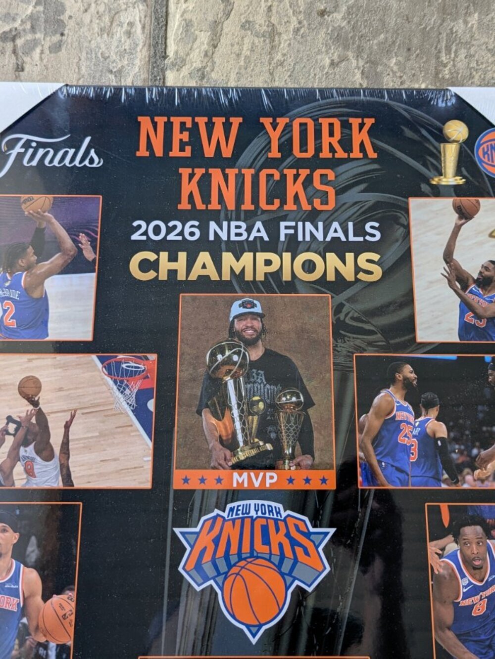 New York Nicks 2026 Champions Poster-Plaque - Picture 4 of 6